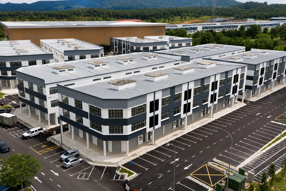 Lifehub Avenue commercial development at Vervocity in Indahpura, Kulai